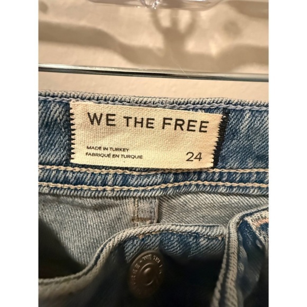 Free People Love Bomb Flare Jeans Light Wash Denim Size 24 NWT - Picture 9 of 9